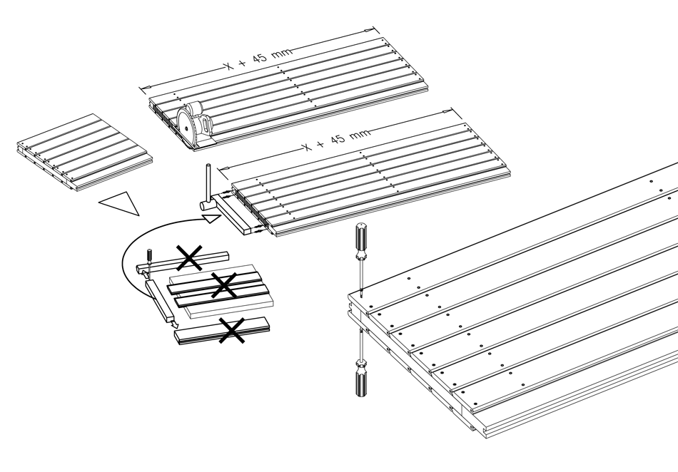 découper le dernier panneau de votre mur anti bruit