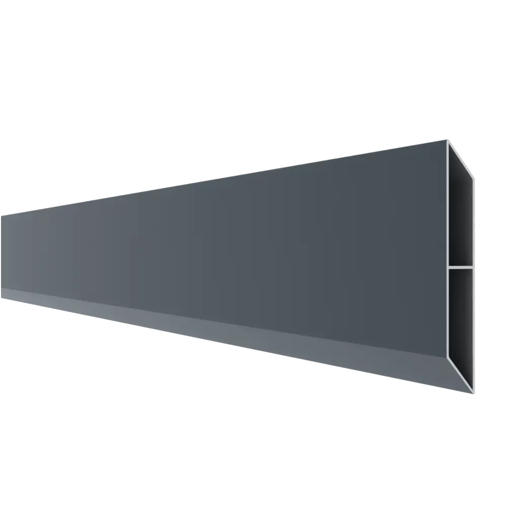 Aluminium rhombus fence board RAL 7016, width 150 mm