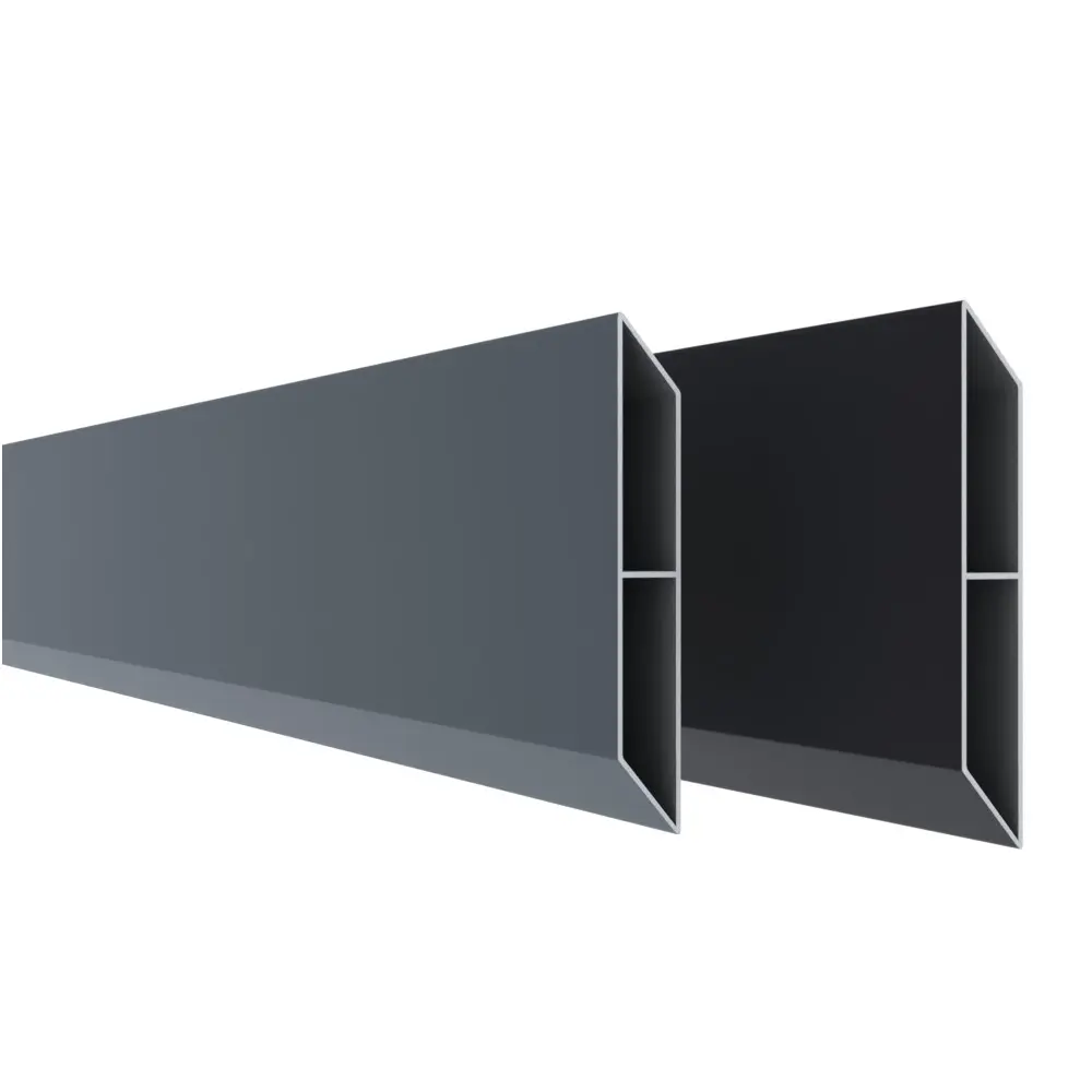 Aluminium fence board rhombus 150 with a modern and modular design