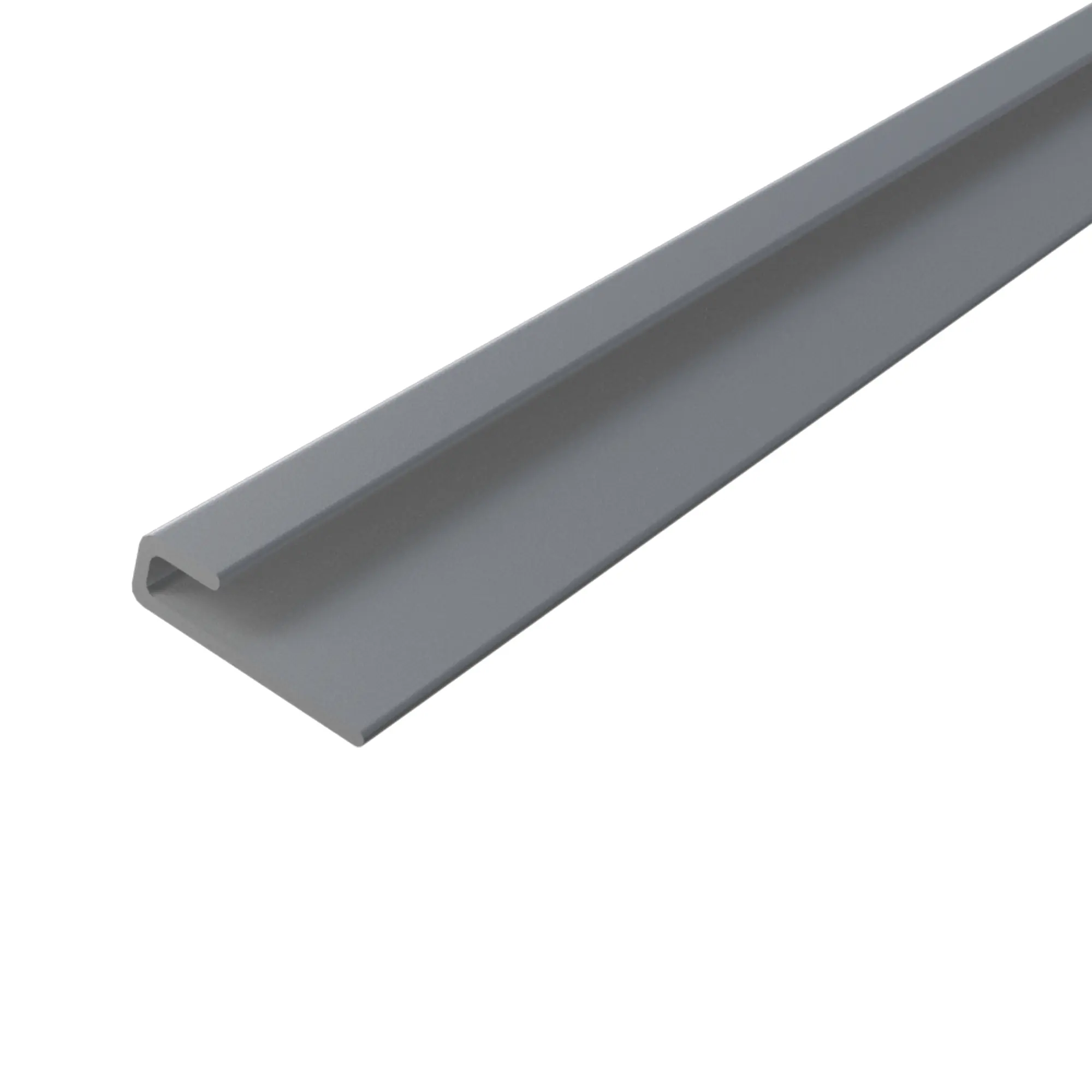 U-shaped aluminium profile for finishing and outdoor use