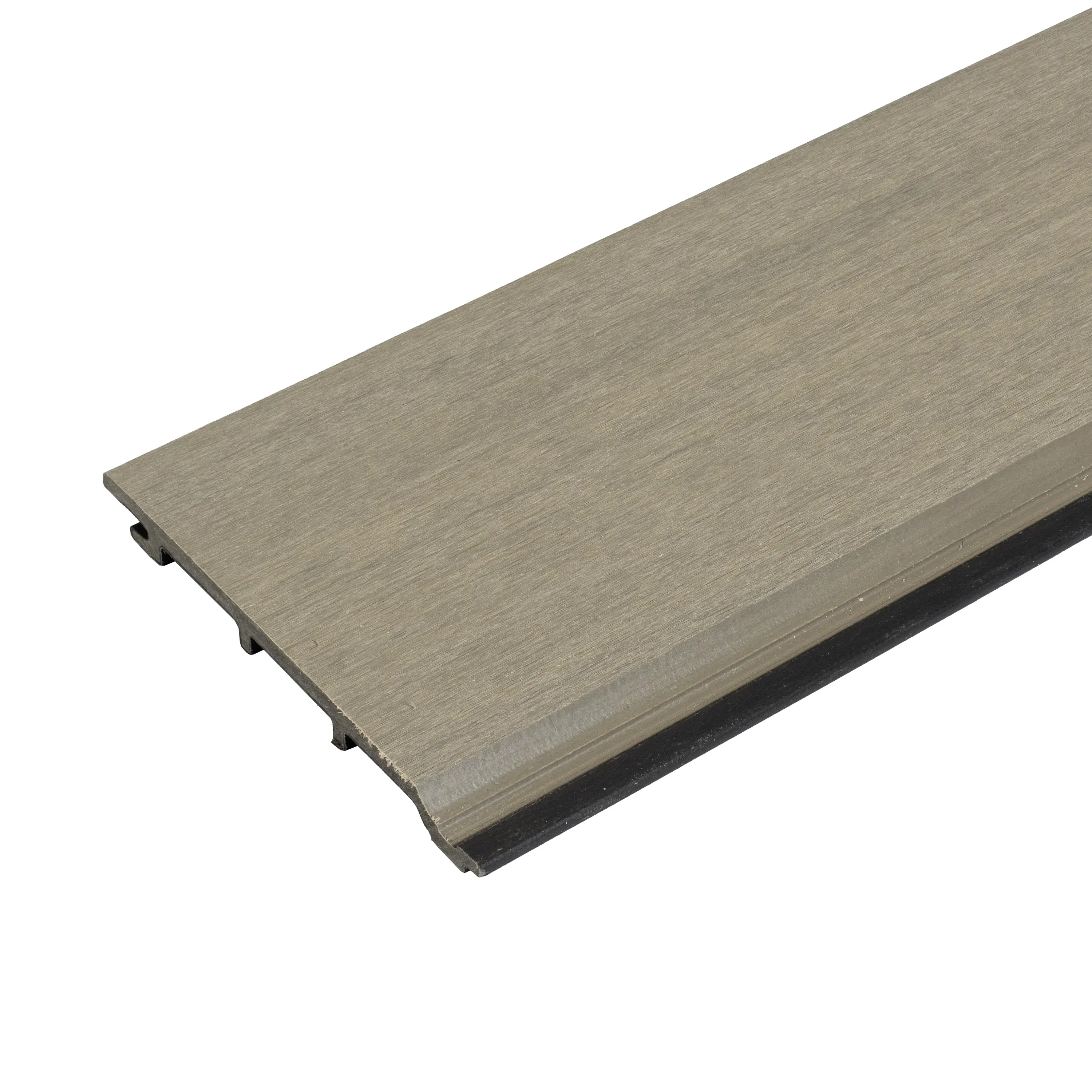 Weo coextruded composite cladding in light grey for exterior walls