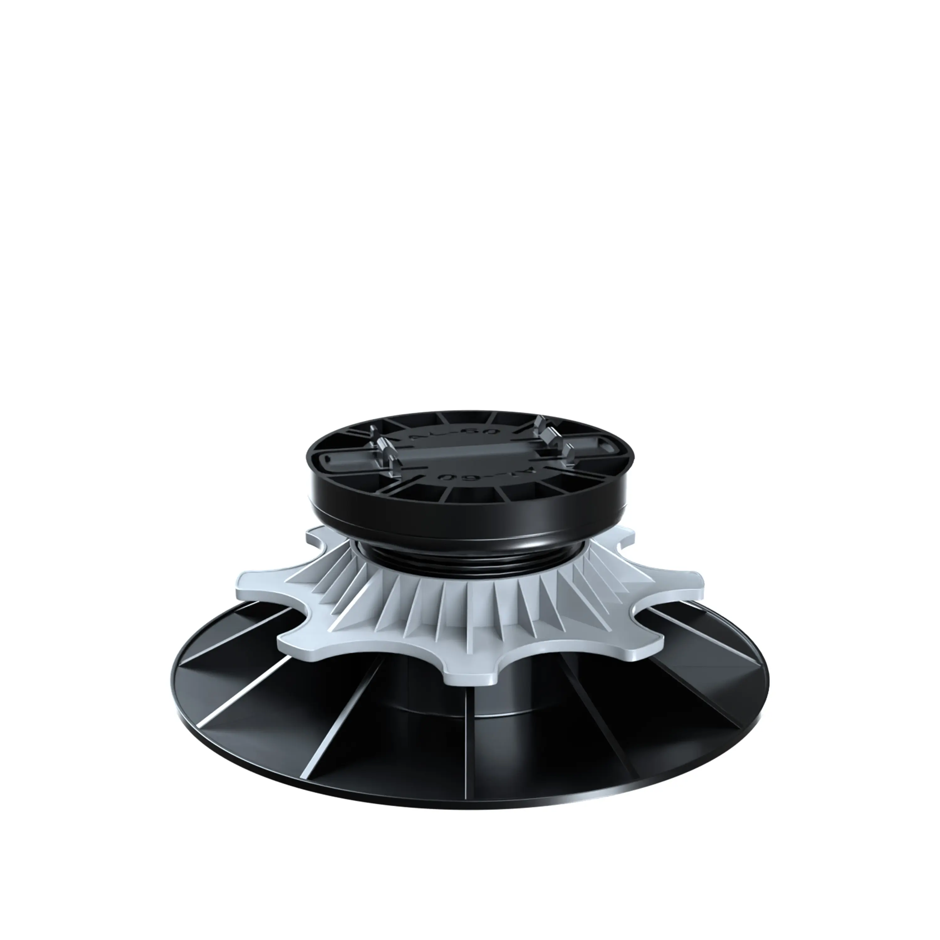 Plot Nivo en polypropylène pour terrasse, hauteur ajustable 50-80 mm