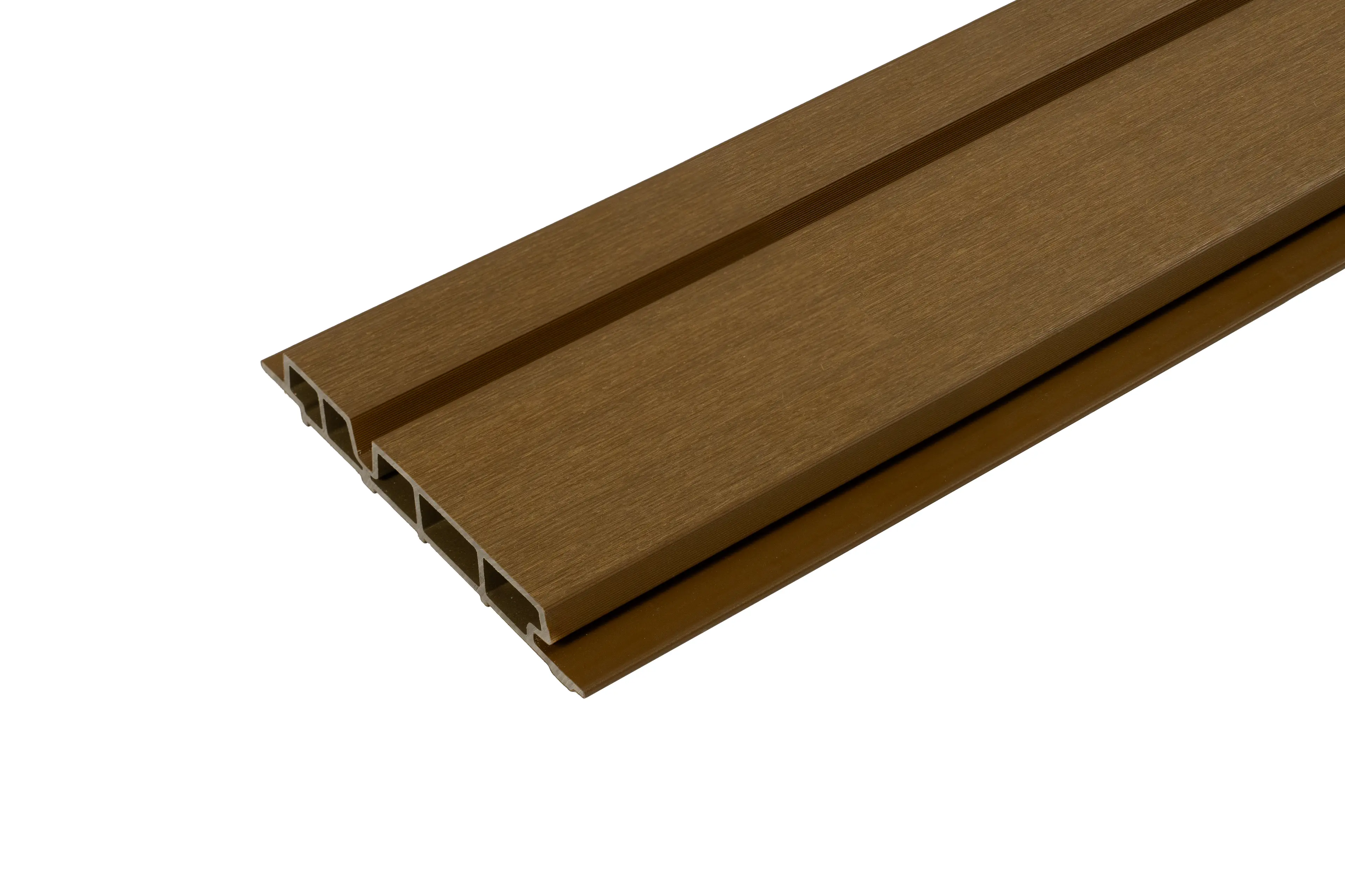 Coextruded composite cladding teak Weo for walls, model 12060, elegant finish